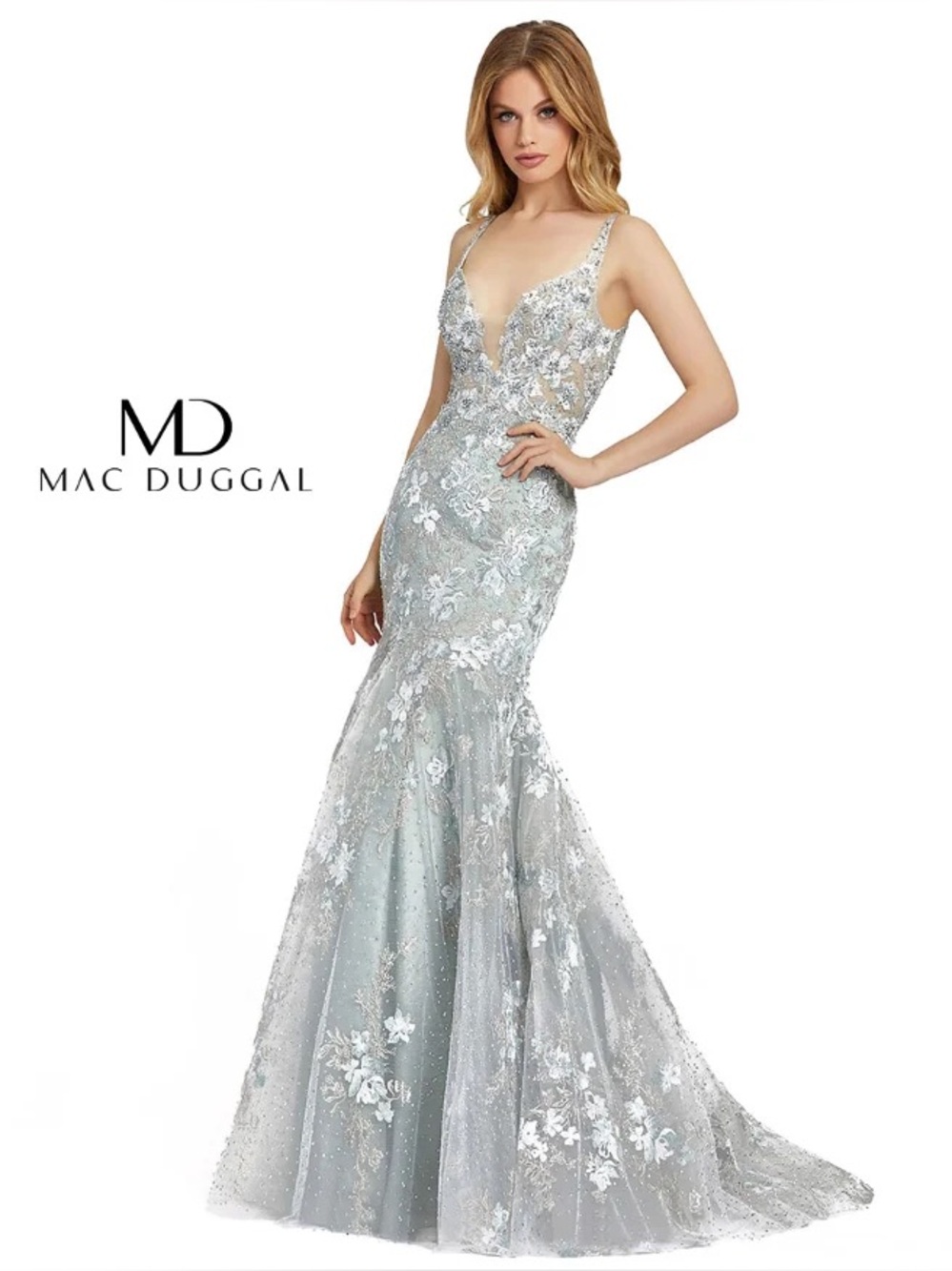 MacDuggal 20206 size 6 in color “sea mist” NWT BRAND NEW